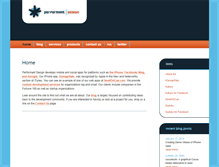 Tablet Screenshot of performantdesign.com